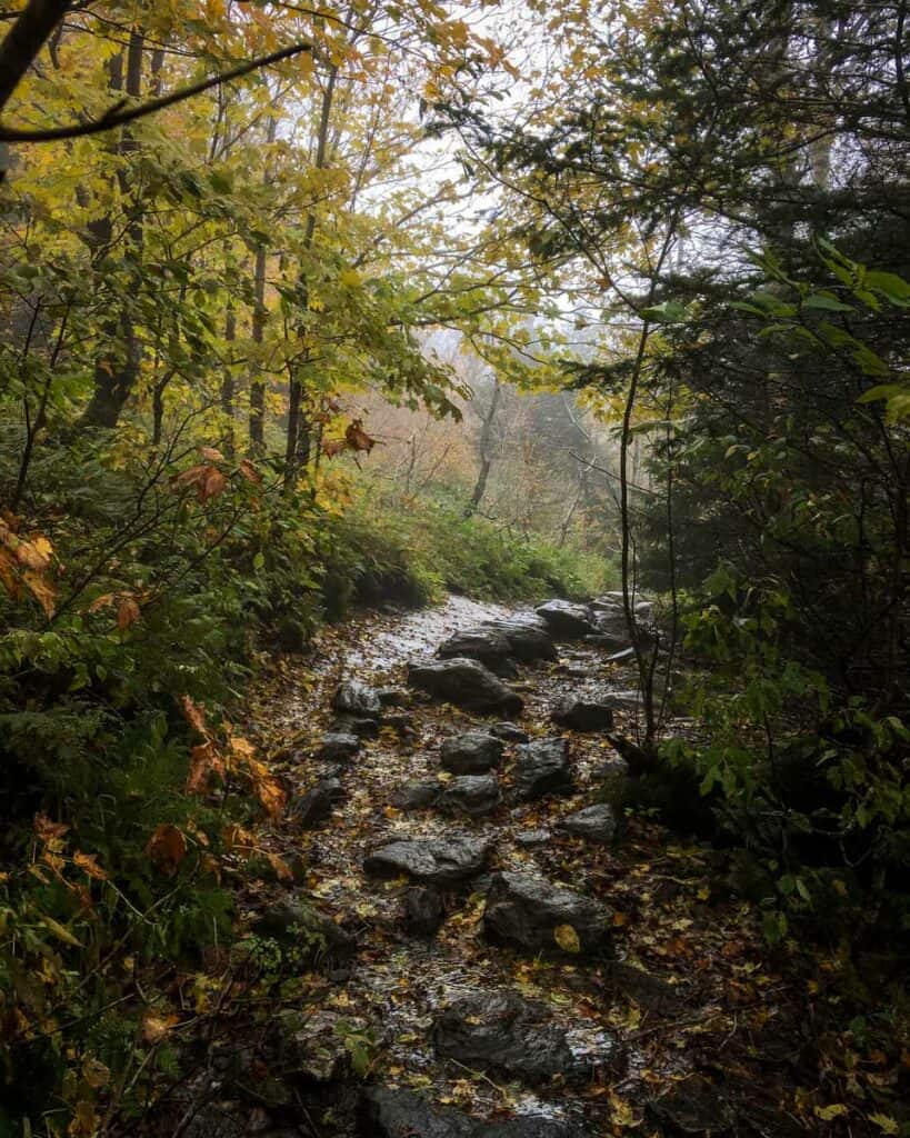 Mount Mansfield hike Stowe Vermont