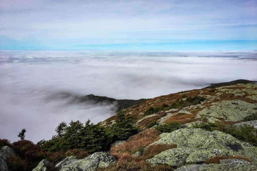 Mount Mansfield summit Stowe Vermont