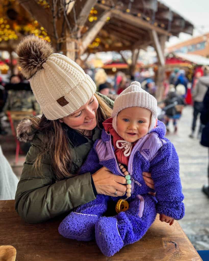 Winter in Europe packing list Christmas markets with baby