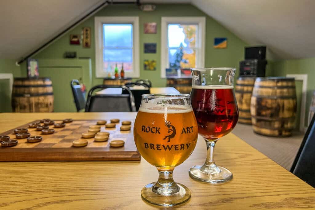 Rock Art Brewery Morrisville near Stowe Vermont