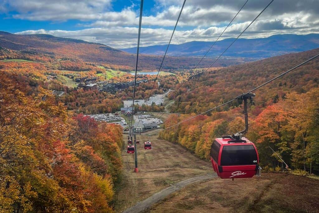 Stowe Mountain Resort Skyride Gondola Vermont