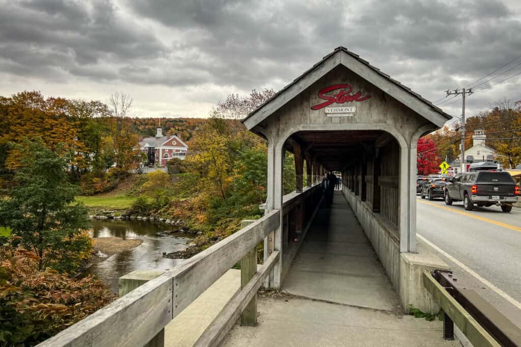 Stowe Vermont covered bridge