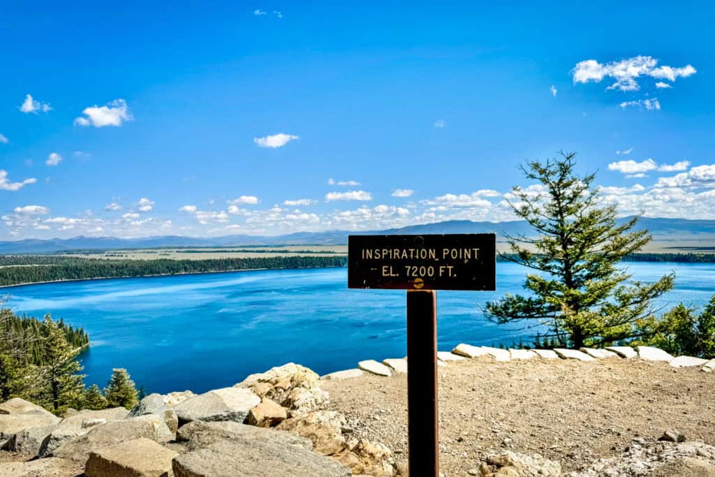 Inspiration Point Grand Teton National Park