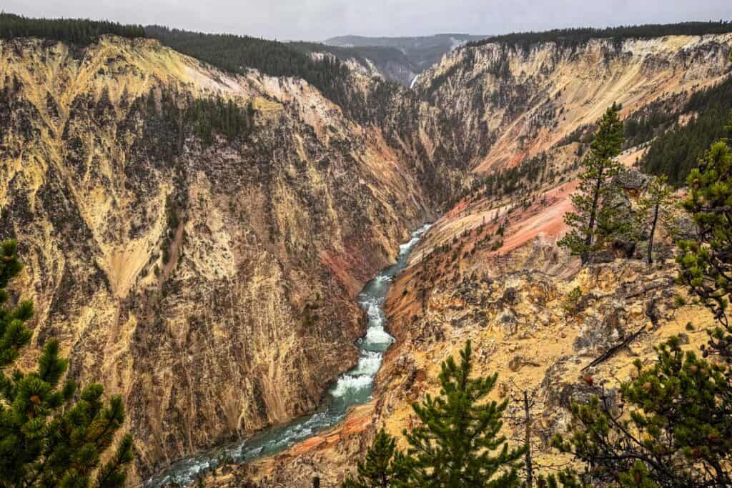 Inspiration Point Yellowstone National Park