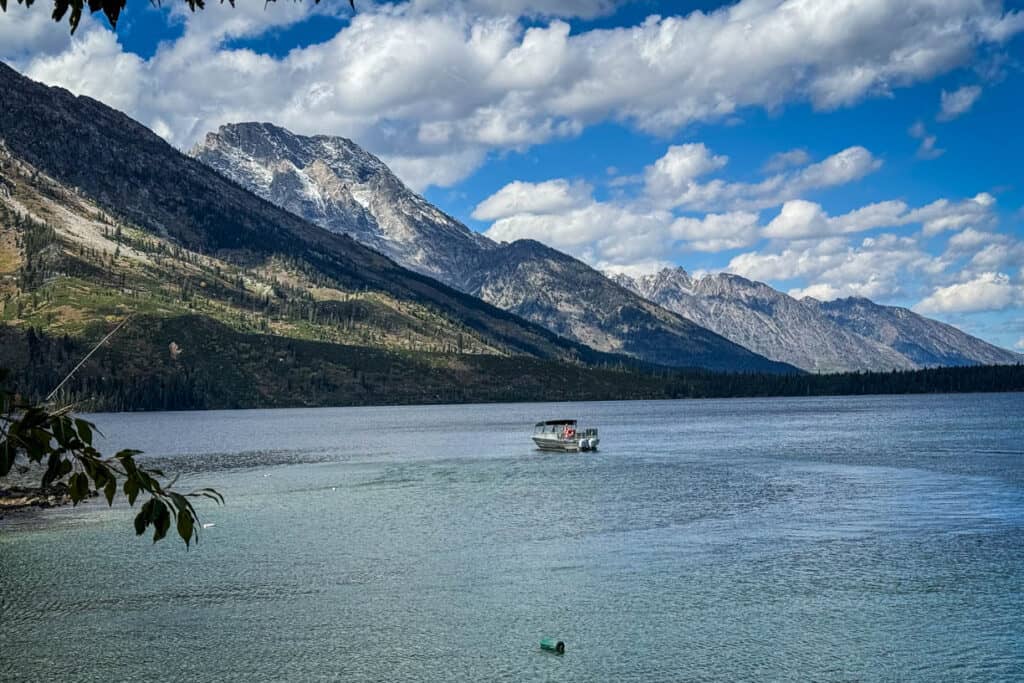 Jenny Lake Boat Grand Teton National Park