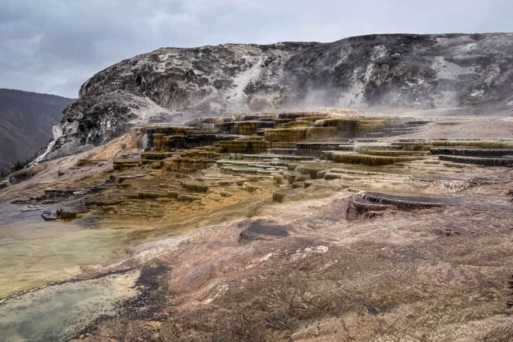 Mammoth Hot Springs Yellowstone National Park