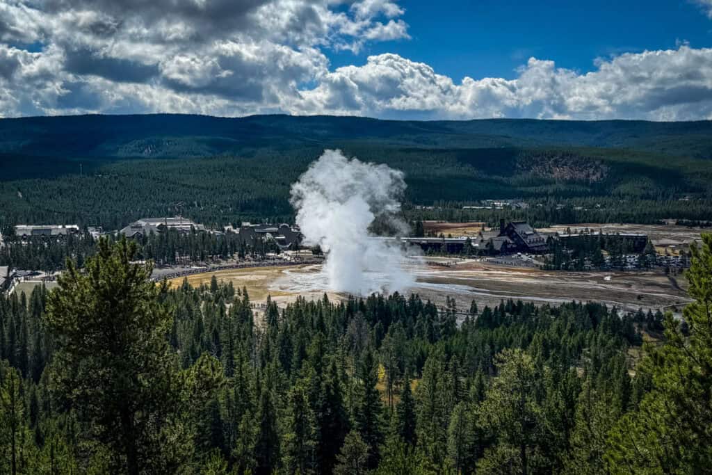 Old Faithful Overlook Trail Yellowstone National Park