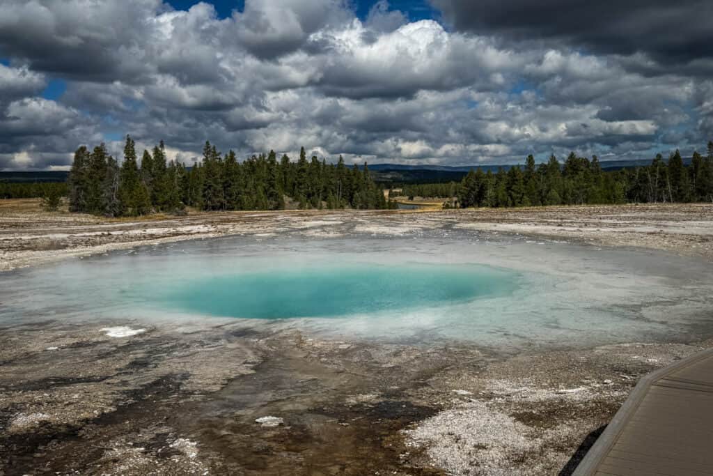 Opal Pool Midway Geyser Basin Yellowstone National Park