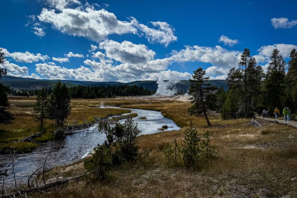 Upper Geyser Basin Yellowstone National Park