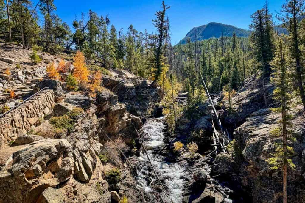 Adams Falls East Inlet Trail Rocky Mountain National Park