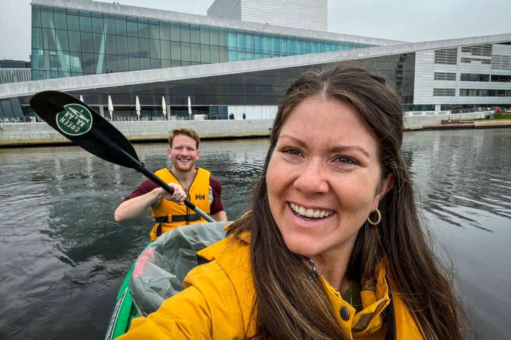 Green Kayak Oslo Norway