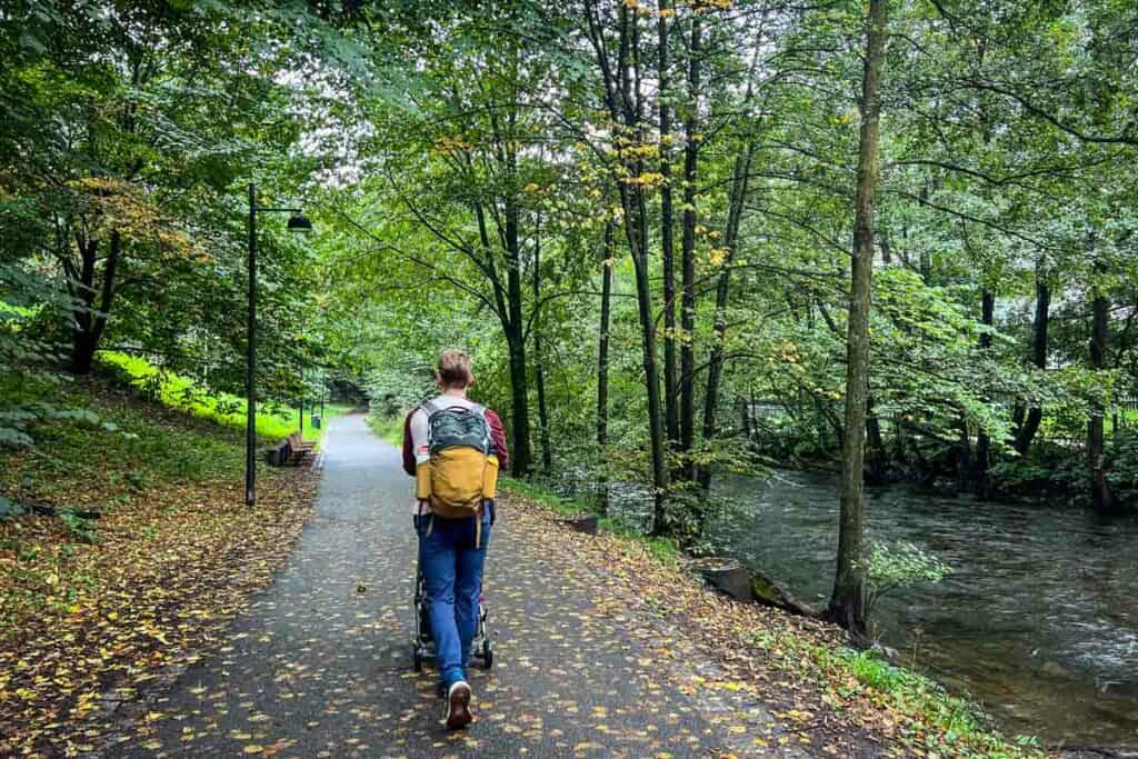 River walk Oslo Norway