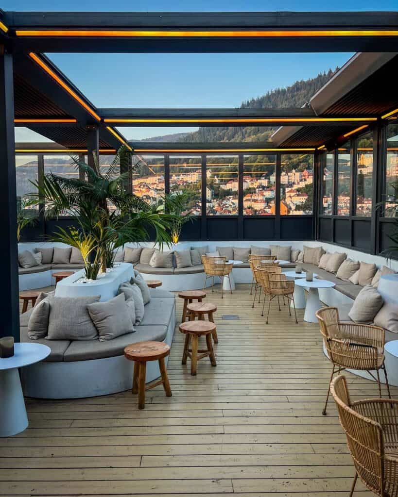 360º Xhibition rooftop bar Bergen Norway