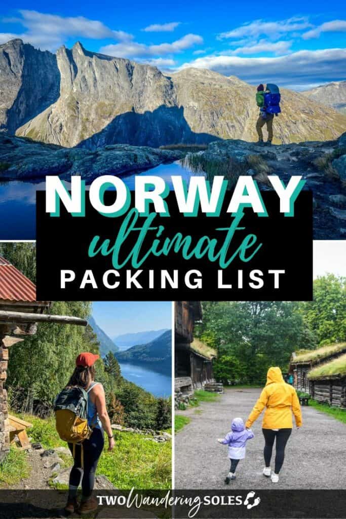 Norway packing list (Pin E)