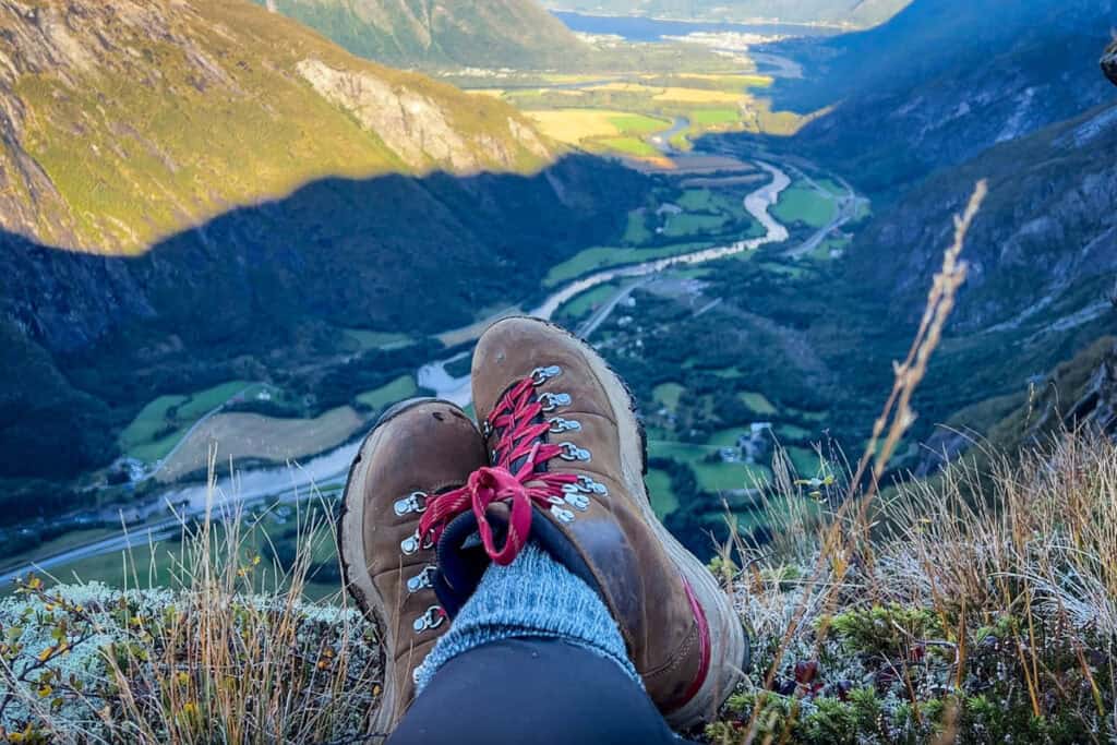 Hiking boots Norway packing list