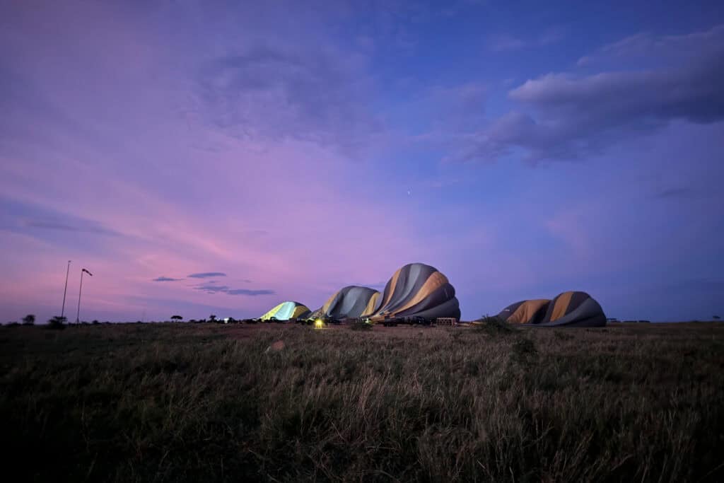 Hot air balloon safari Serengeti National Park Tanzania