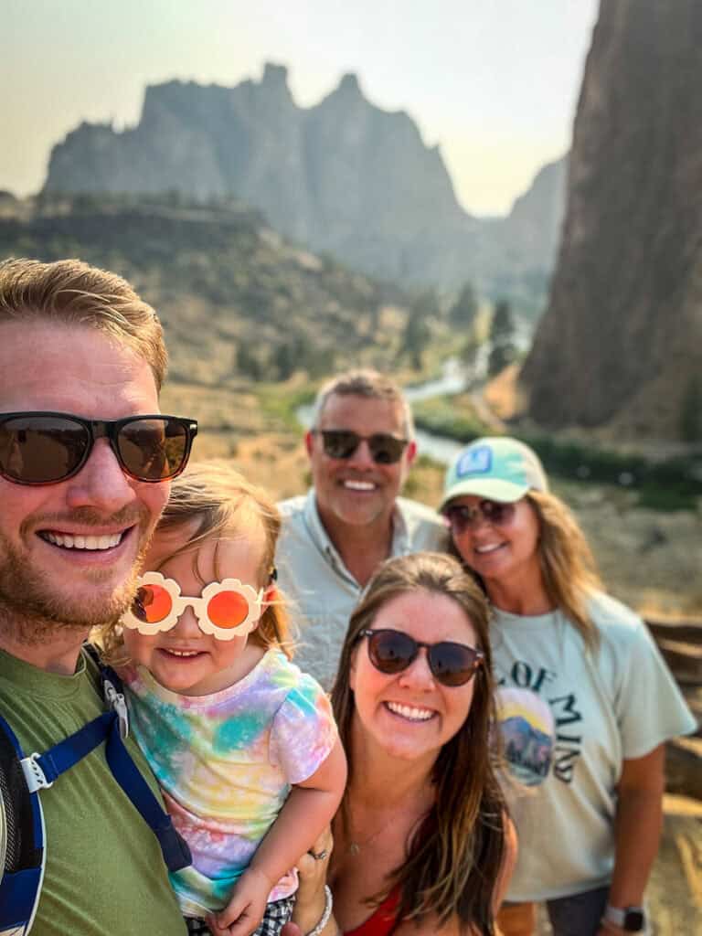 Smith Rock with family