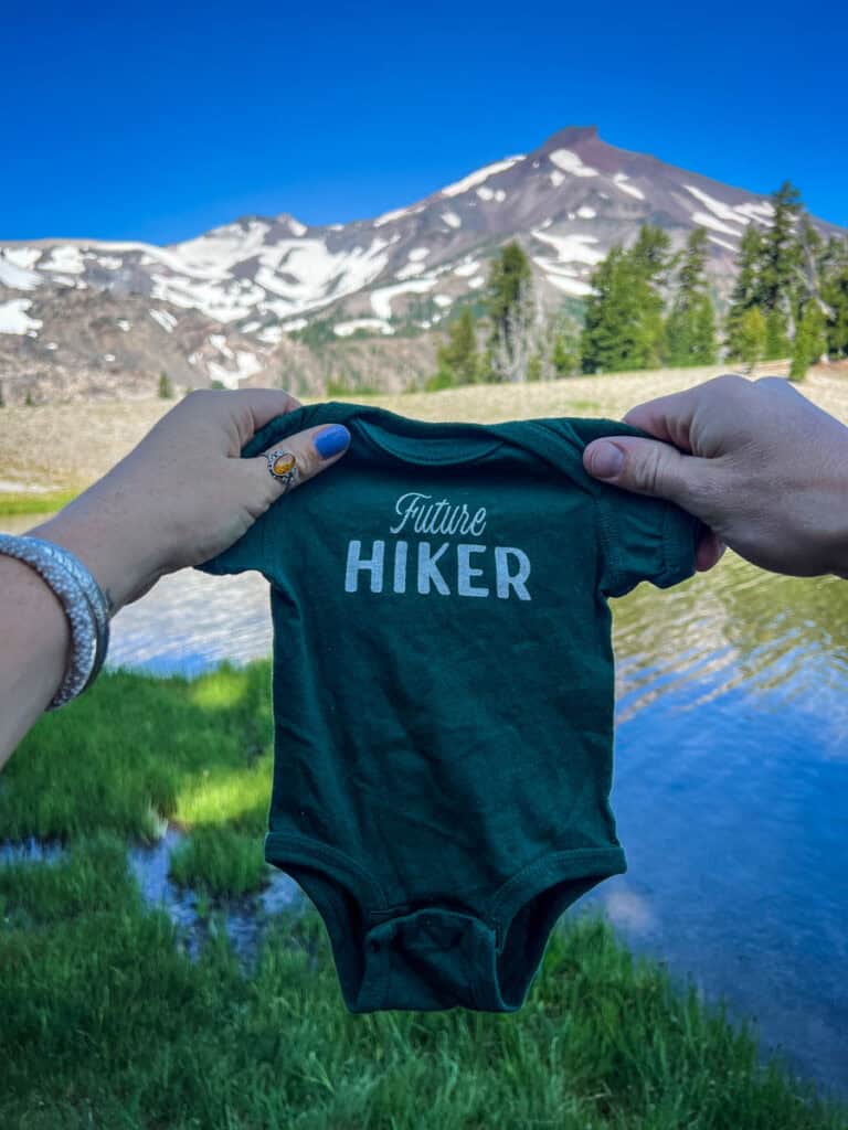 Future Hiker baby announcement