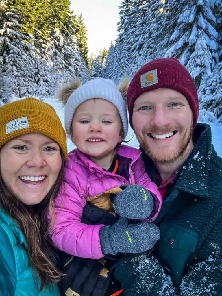 Family photo Oregon Sno Park