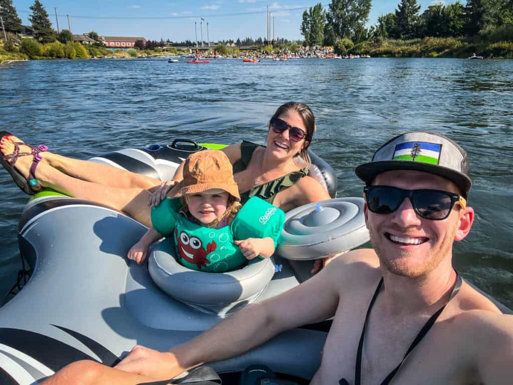 Deschutes River tubing