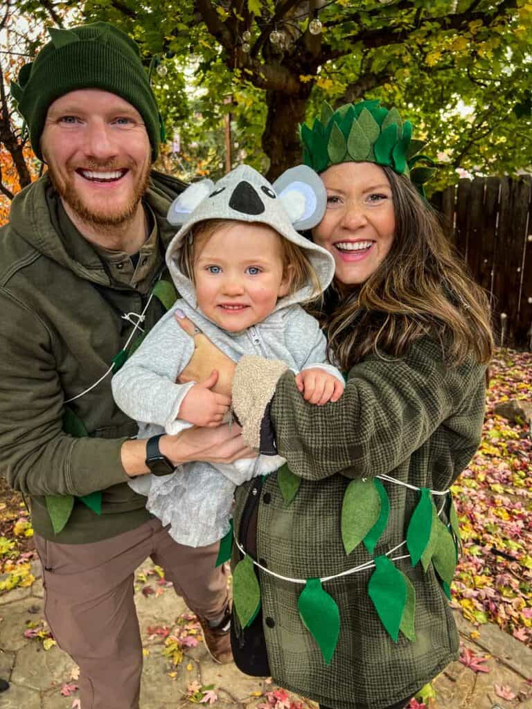 Halloween 2024 koala and trees