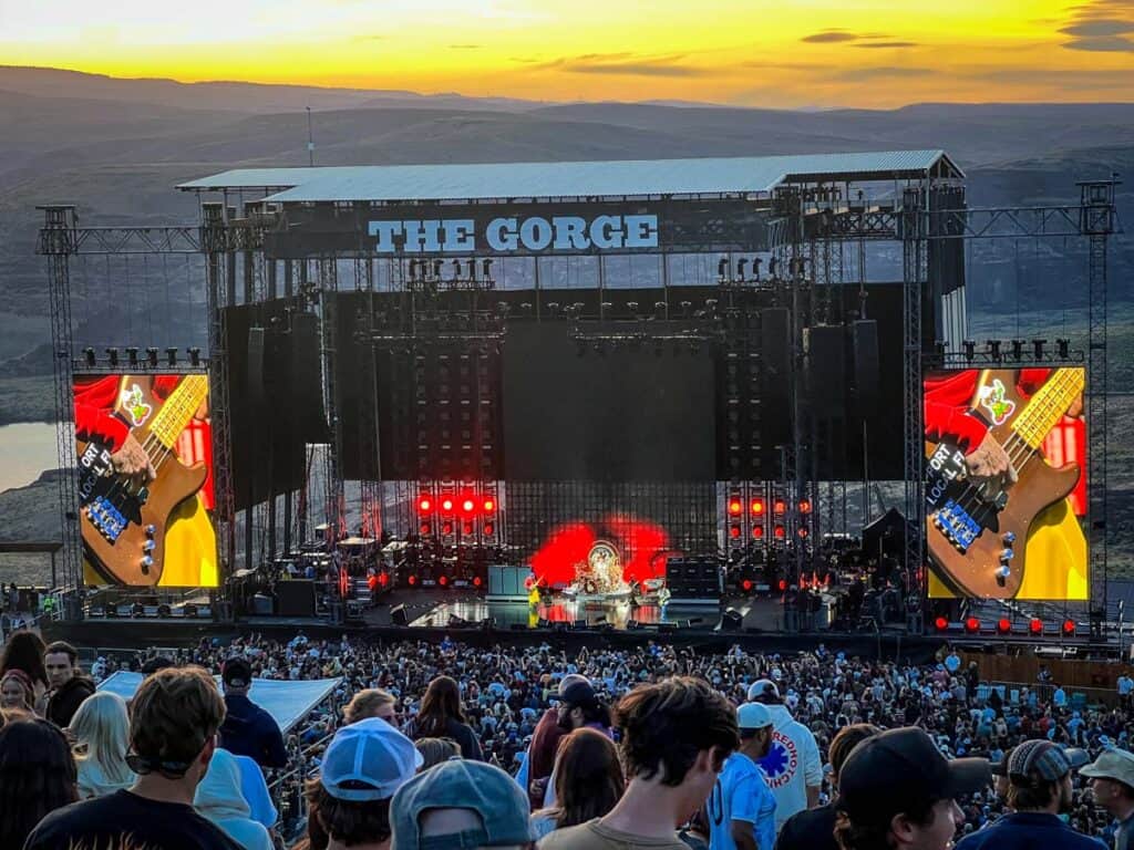 The Gorge Ampitheater Washington Red Hot Chili Peppers