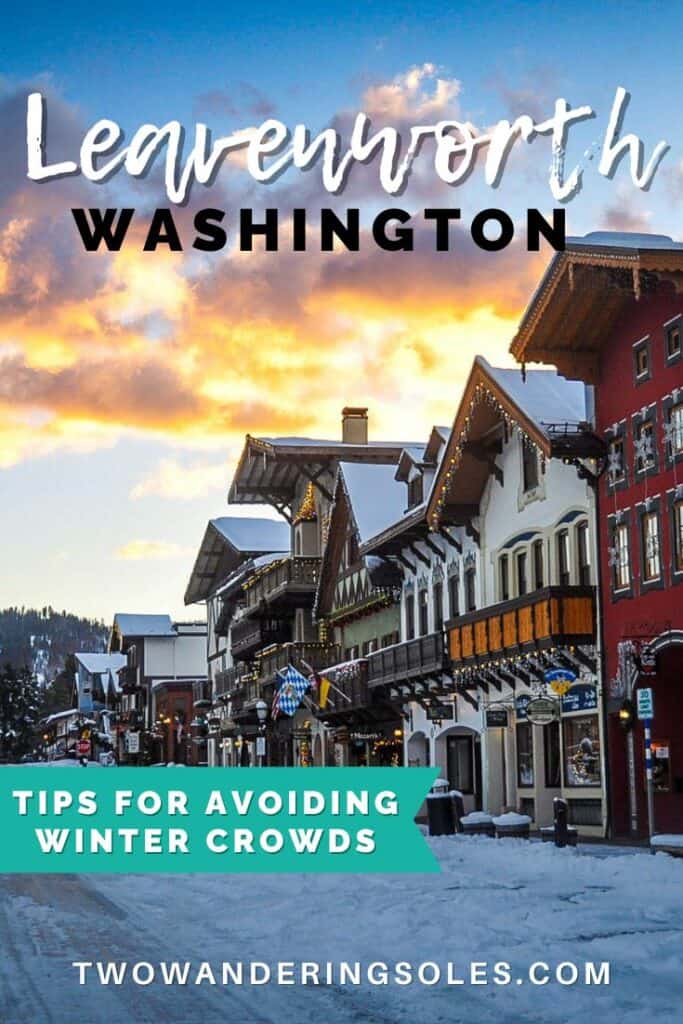 Leavenworth Washington Winter weather pin