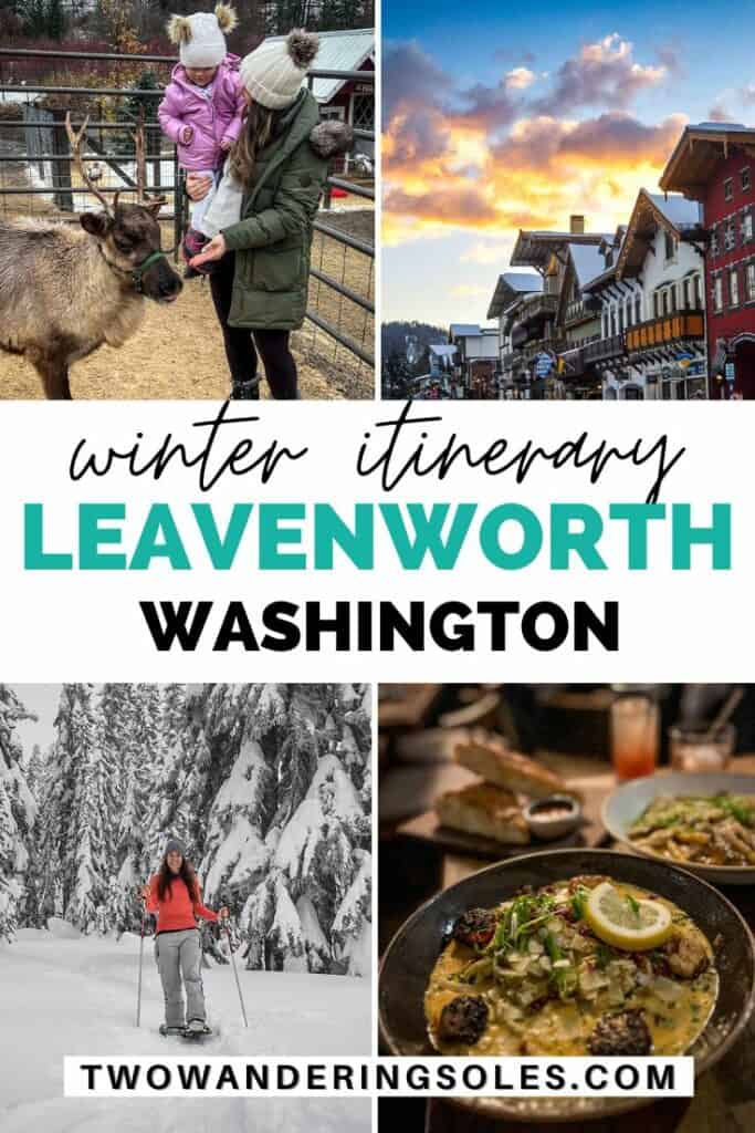 Leavenworth Washington Winter weather pin