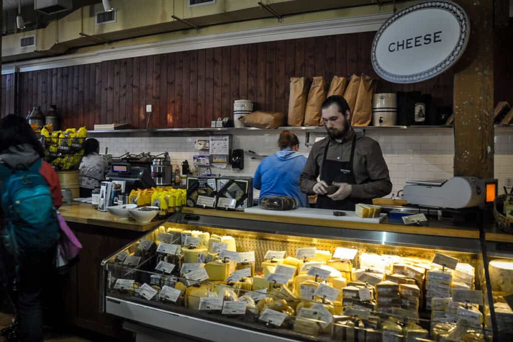 Beecher's Cheese shop in Pike Place Market