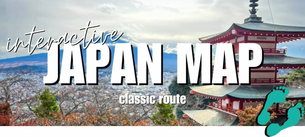 Classic Japan Map Sales Page Banner