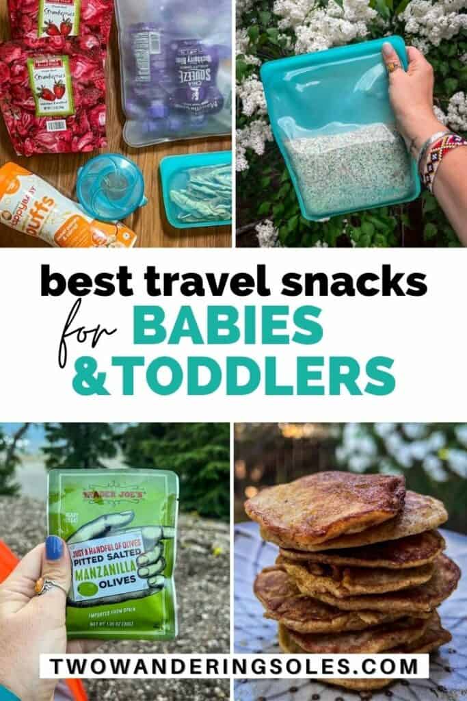 Baby toddler travel snacks (Pin D)