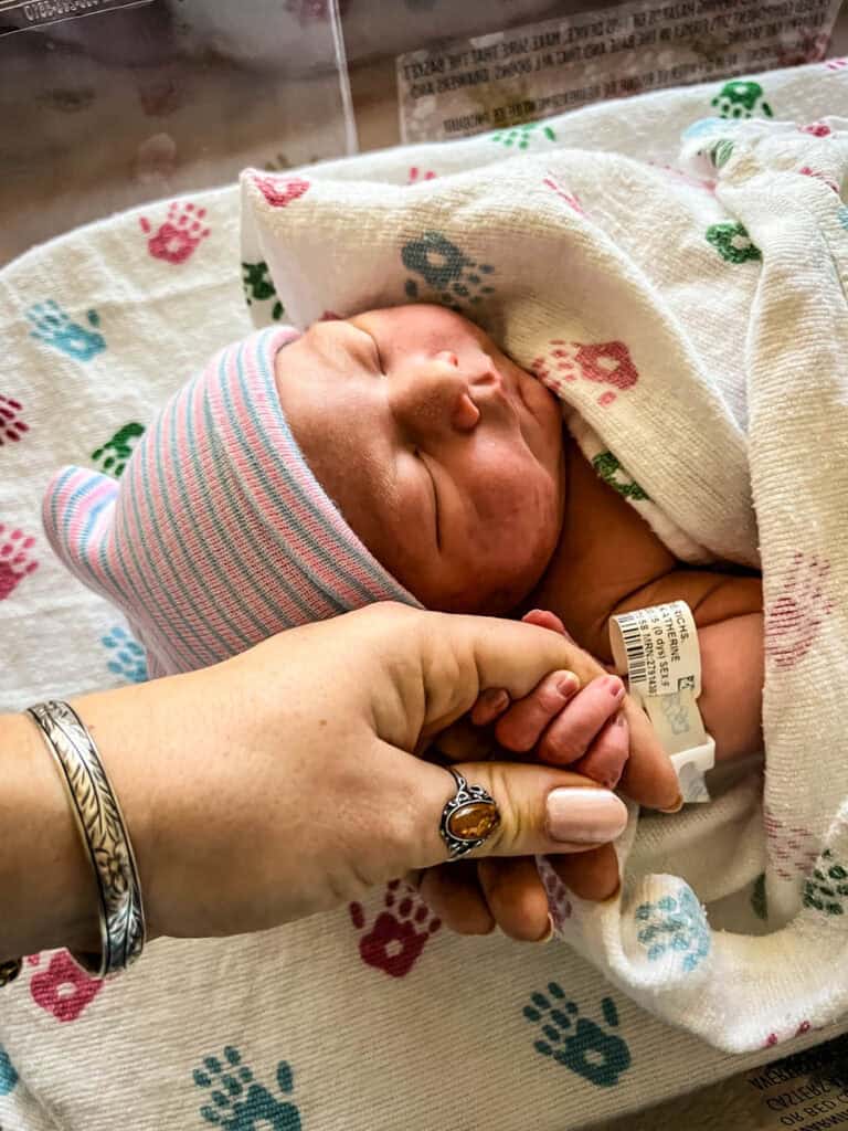 Birth story hospital photo