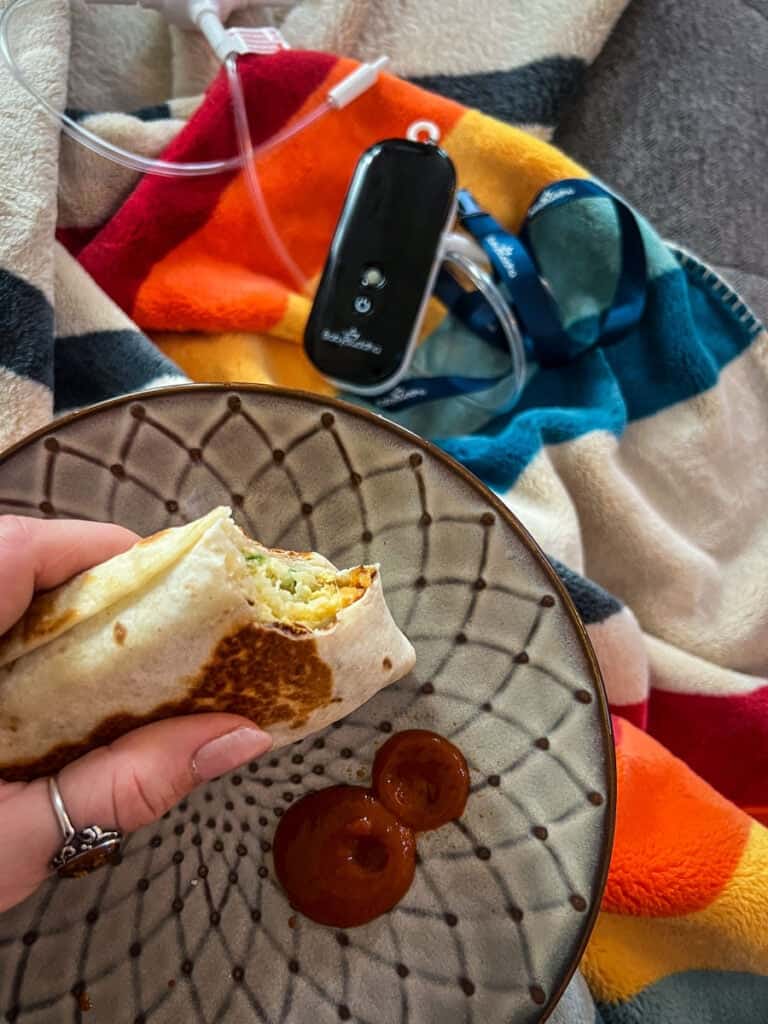 Birth story Postpartum meal prep breakfast burrito