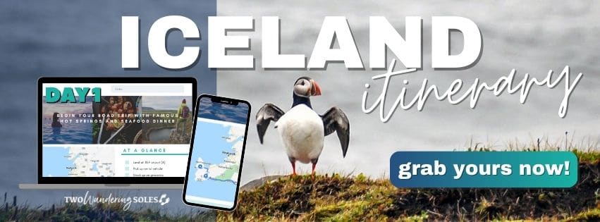 Iceland Itinerary sales banner