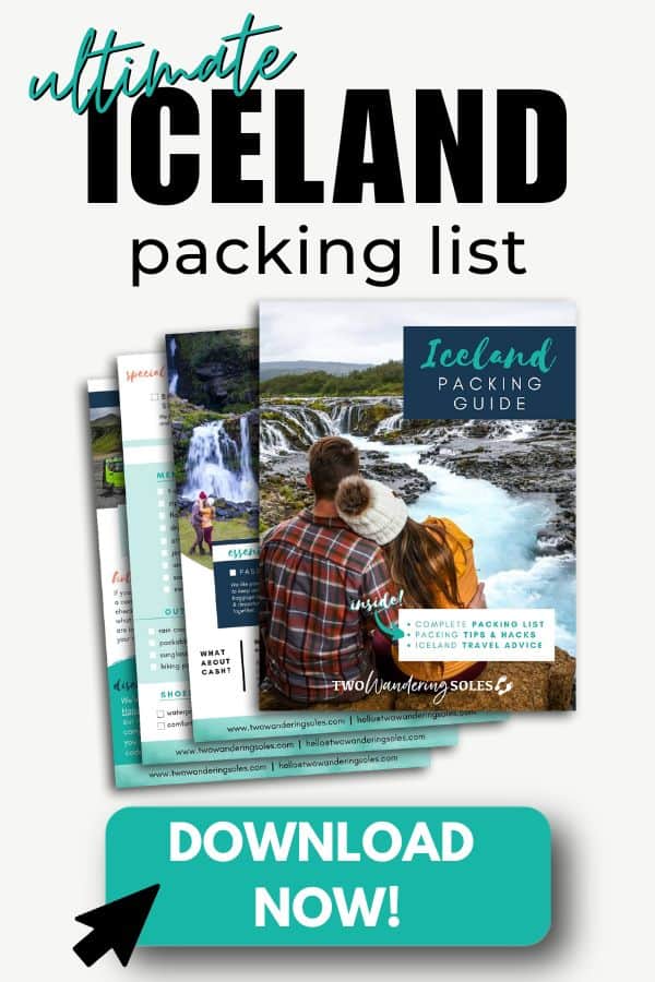 Iceland packing list