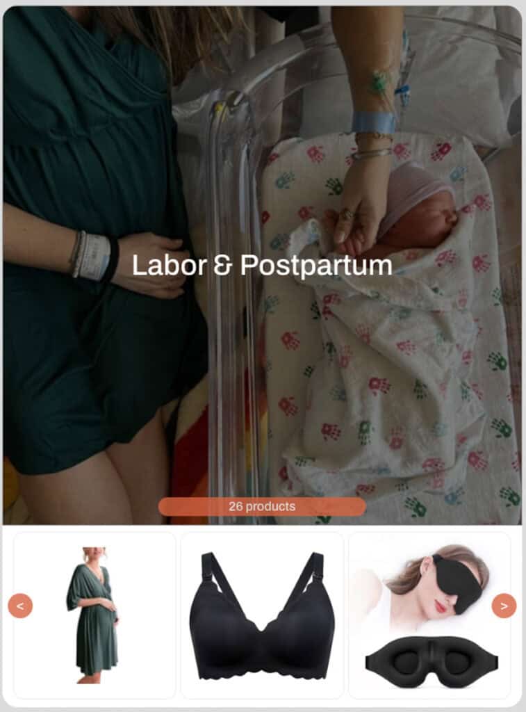 Labor and Postpartum products