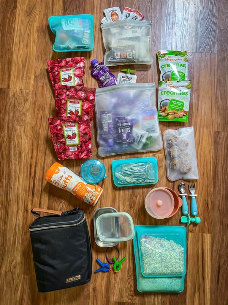 Toddler travel snacks