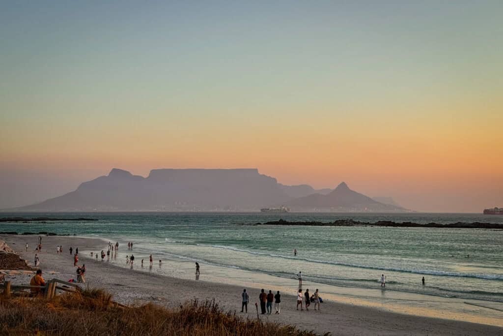 Blouberg Beach sunset Cape Town