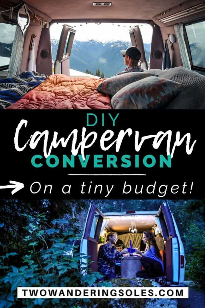 DIY campervan conversion | Two Wandering Soles