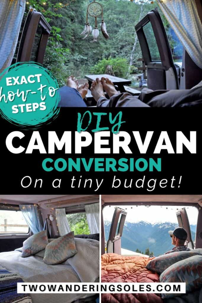 DIY campervan conversion | Two Wandering Soles