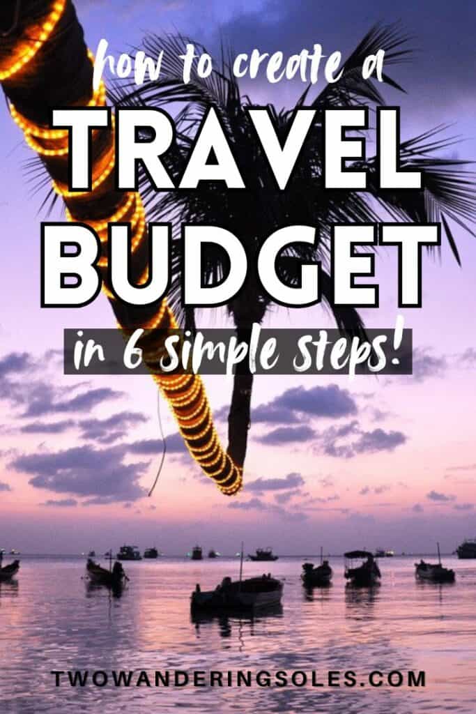 Travel budget | Two Wandering Soles