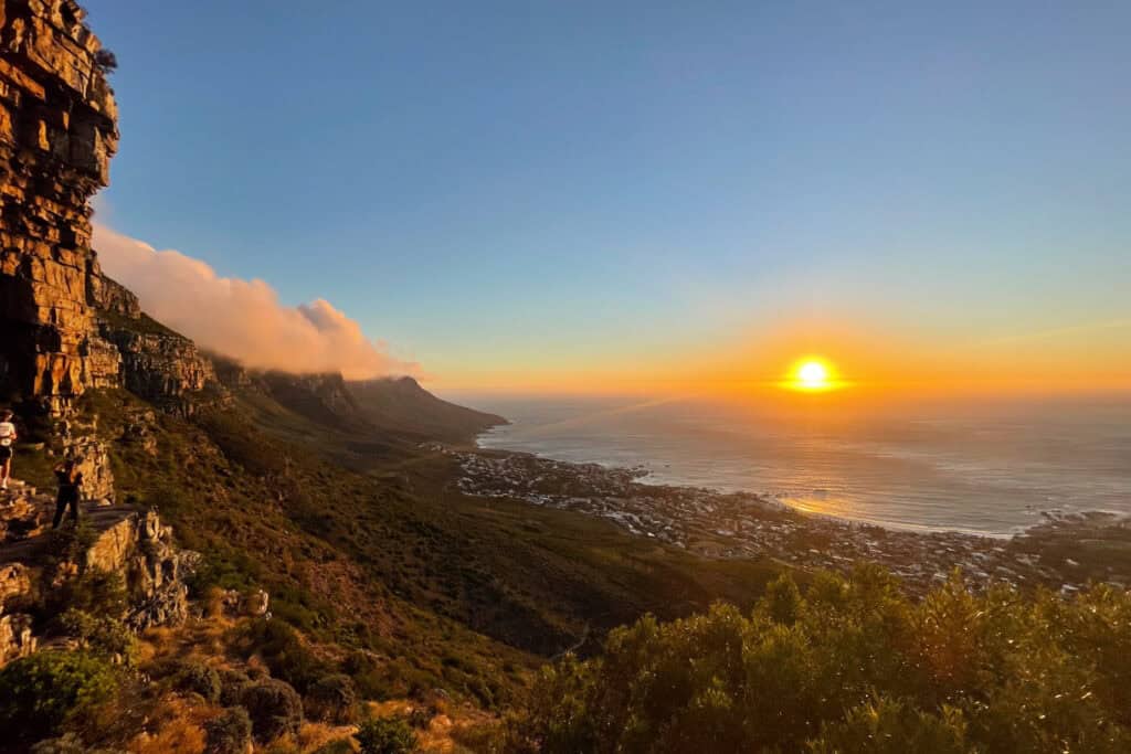 Kloof Corner Cape Town sunset