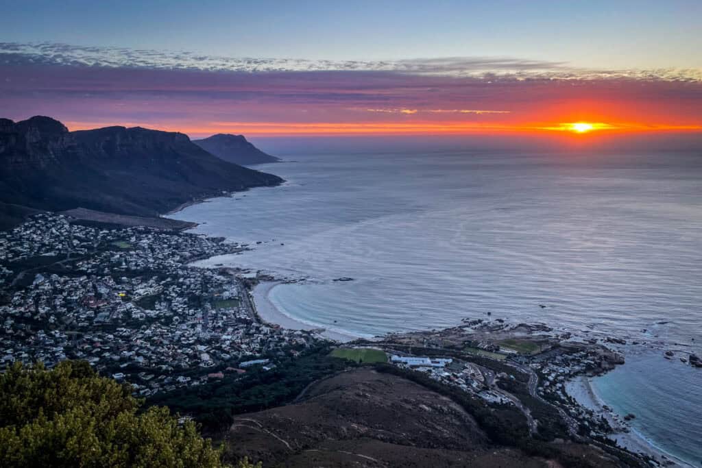 Lions Head Cape Town Sunset