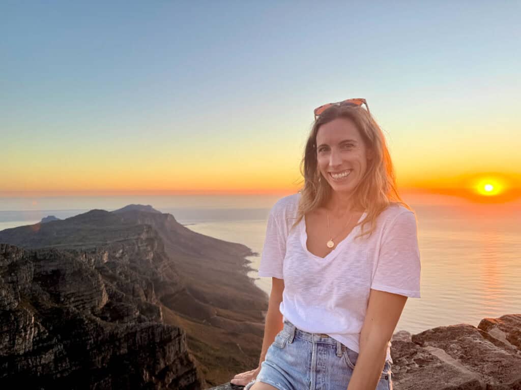 Table Mountain Cape Town sunset